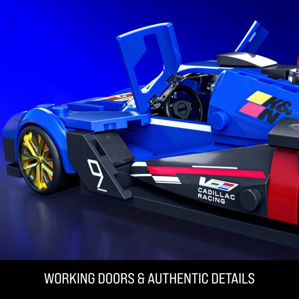Mattel Brick Shop Hot Wheels Cadillac Project GTP Hypercar Building Toy Kit (236 Pieces), for Collectors - Image 6