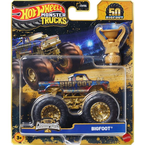Hot Wheels Bigfoot Trophy Champions Diecast Vehicle Assortment - Image 4